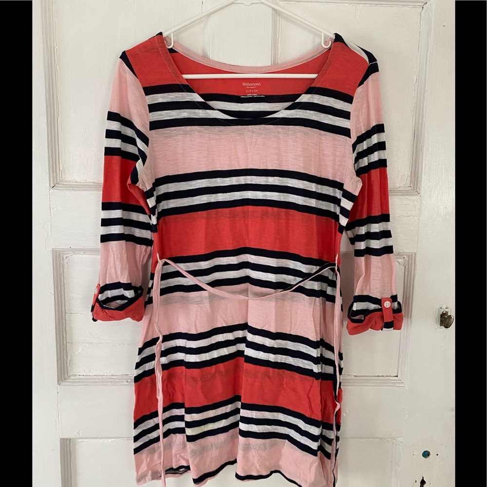 LIKE NEW, Motherhood Striped Maternity Tunic